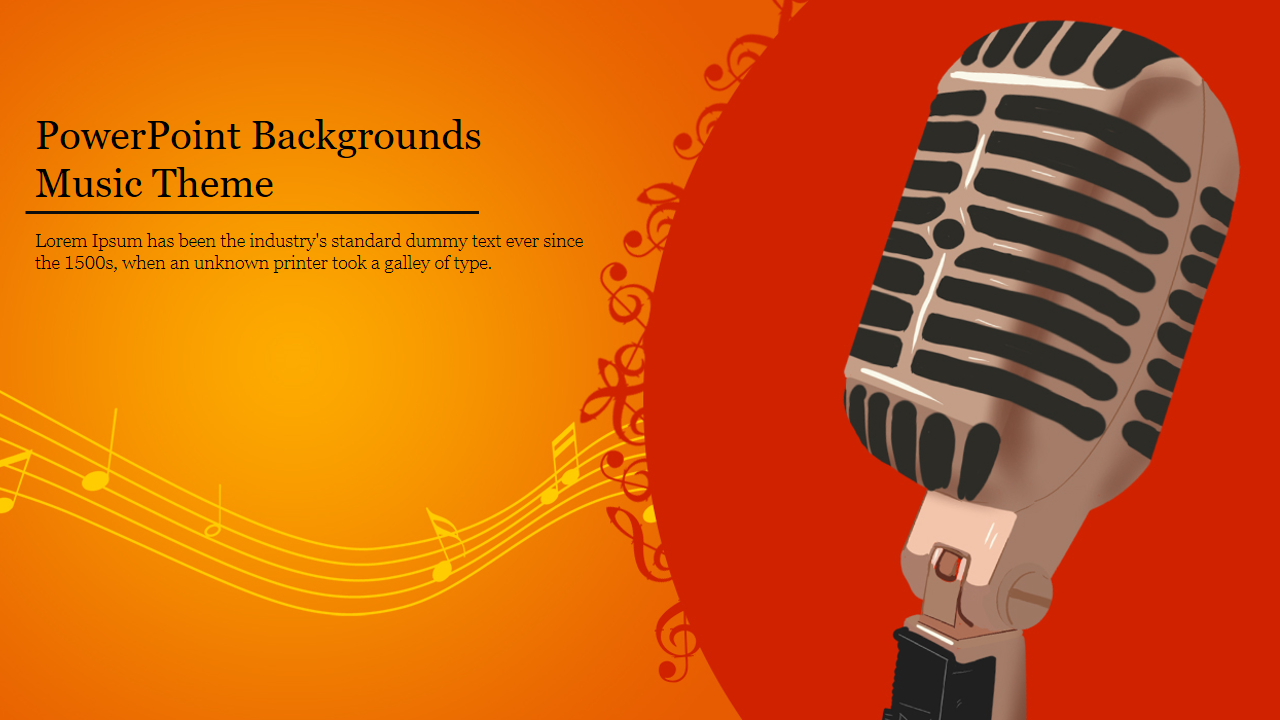 PowerPoint Backgrounds Music Theme